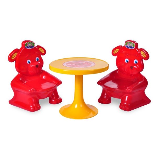 Mesa y Silla Roja